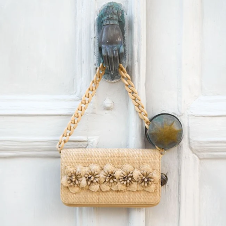 1AF0323-095 [ANNE FONTAINE] Adelma Bag Natural #P25A068208 (EU)