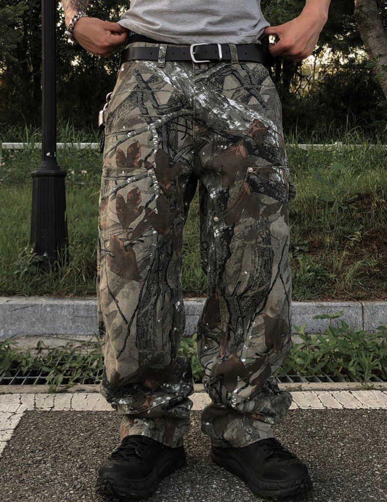 樹紋鬆身褲 TAC-0419P