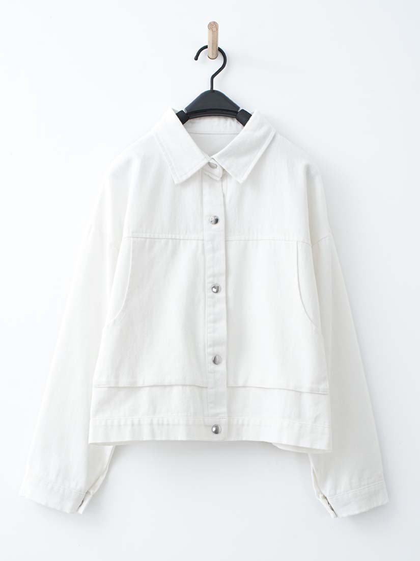 水洗棉工裝夾克寬鬆格紋襯衫打褶蘿蔔繭型褲組合