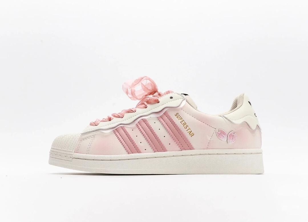 ADIDAS貝殼頭櫻花粉鞋
