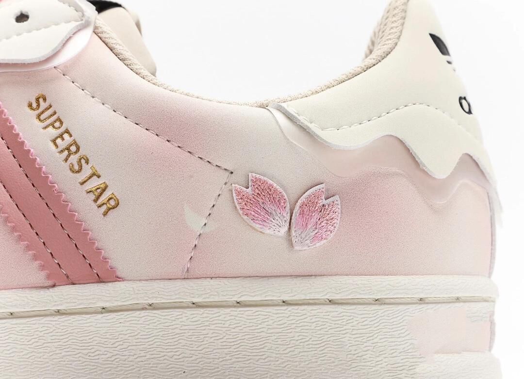 ADIDAS貝殼頭櫻花粉鞋