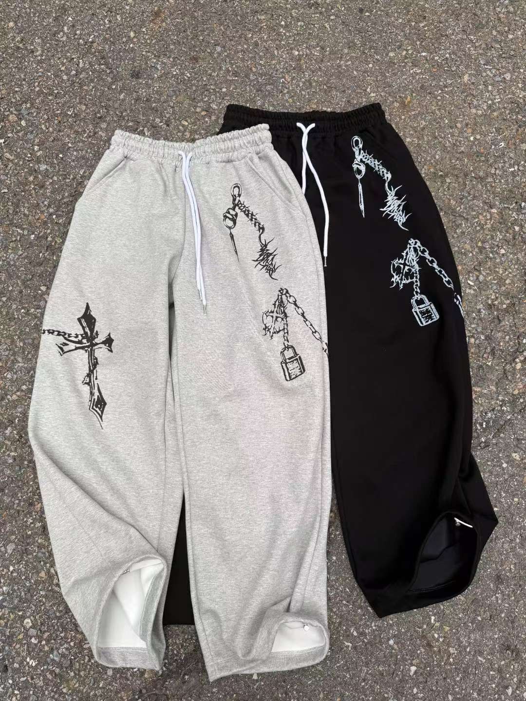 圖案可束腳運動褲 TAC-0425P