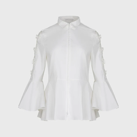 1AF0323-098 [ANNE FONTAINE] Coline Shirt White #P25F22101 (EU)