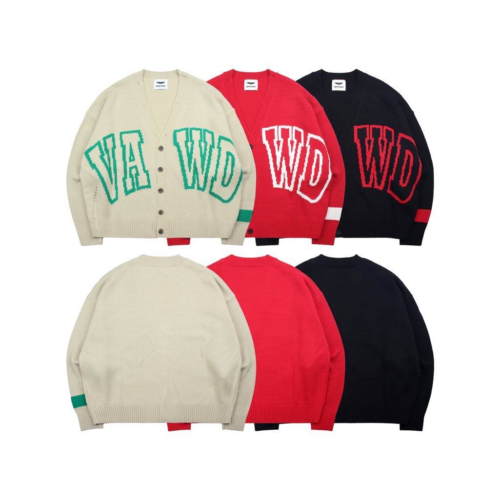 英文字開胸針織外套 VAMPIRE-012JK