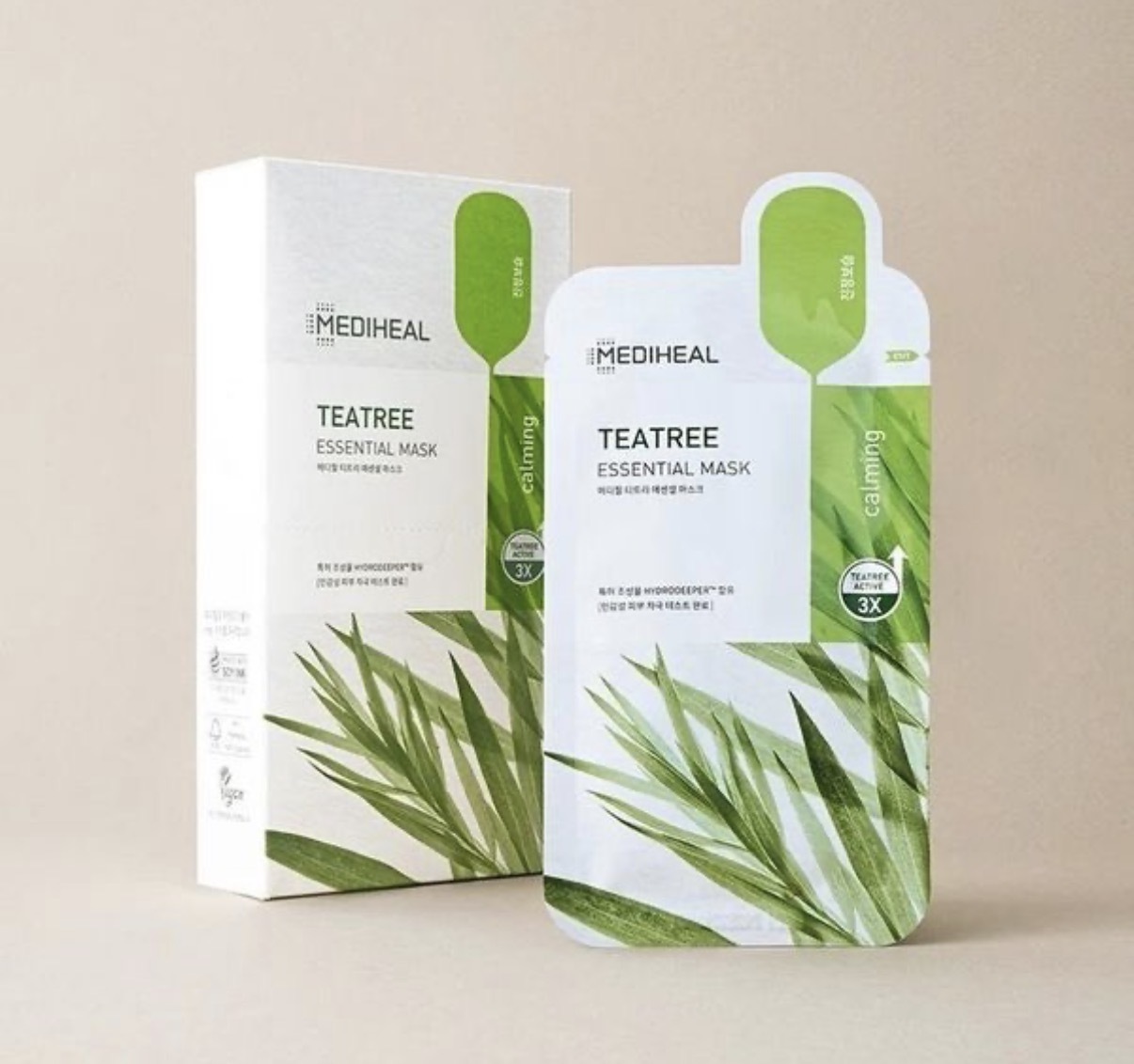 【多莉推薦】JP Midiheal 茶樹舒緩護理保濕導入精華面膜 1塊 6974 TK260320