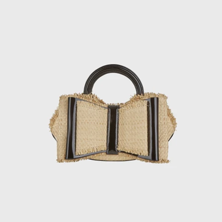 1AF0323-103 [ANNE FONTAINE] Audrey Boho Bag Natural #P25A010208 (EU)