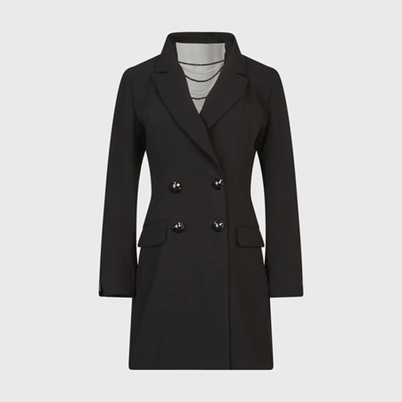 1AF0323-104 [ANNE FONTAINE] Champagne Jacket Black #H23F16003 (EU)