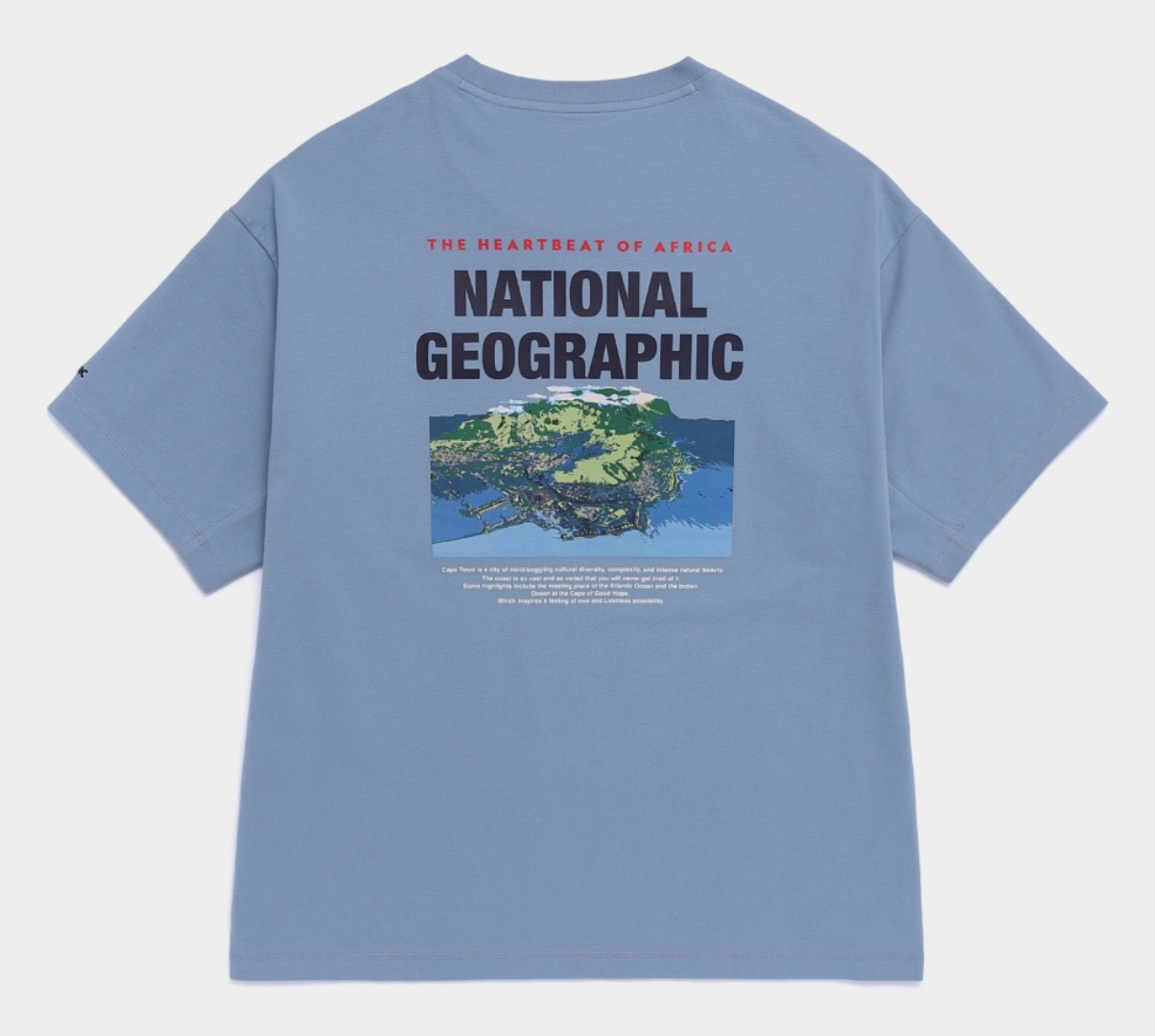 【春季新品限時折扣🔥 3/29 晚上12:00結束】NATIONAL GEOGRAPHIC 國家地理 背後地球板塊 短tee N262MTS580