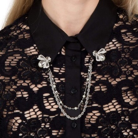 1AF0323-071 [ANNE FONTAINE] Izra Clips Silver #P18A704900 (EU)