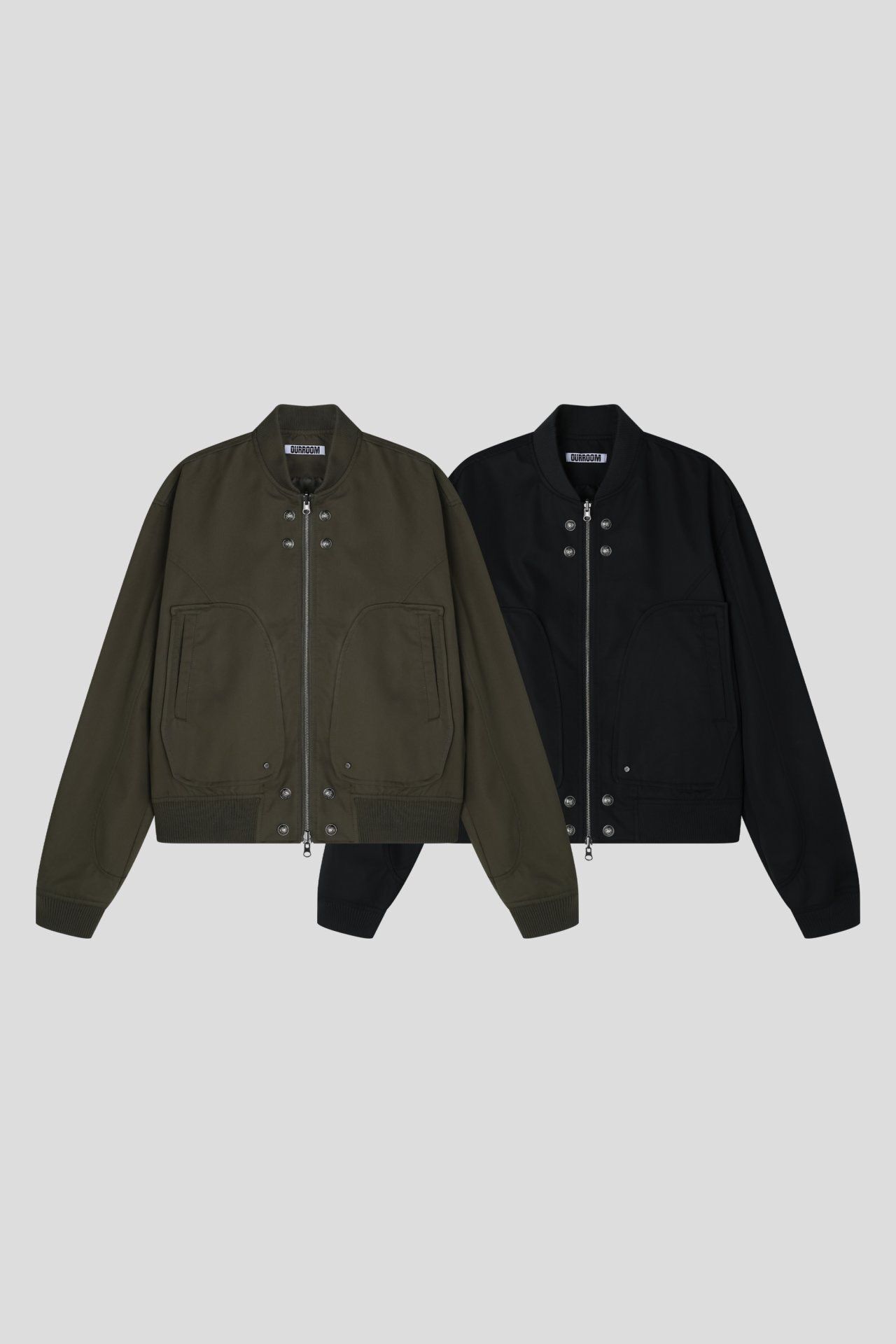 淨色拉鍊外套 OUR-173JK