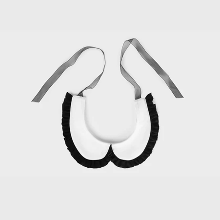 1AF0323-114 [ANNE FONTAINE] Simenon Collar Black/White #H18A70000 (EU)