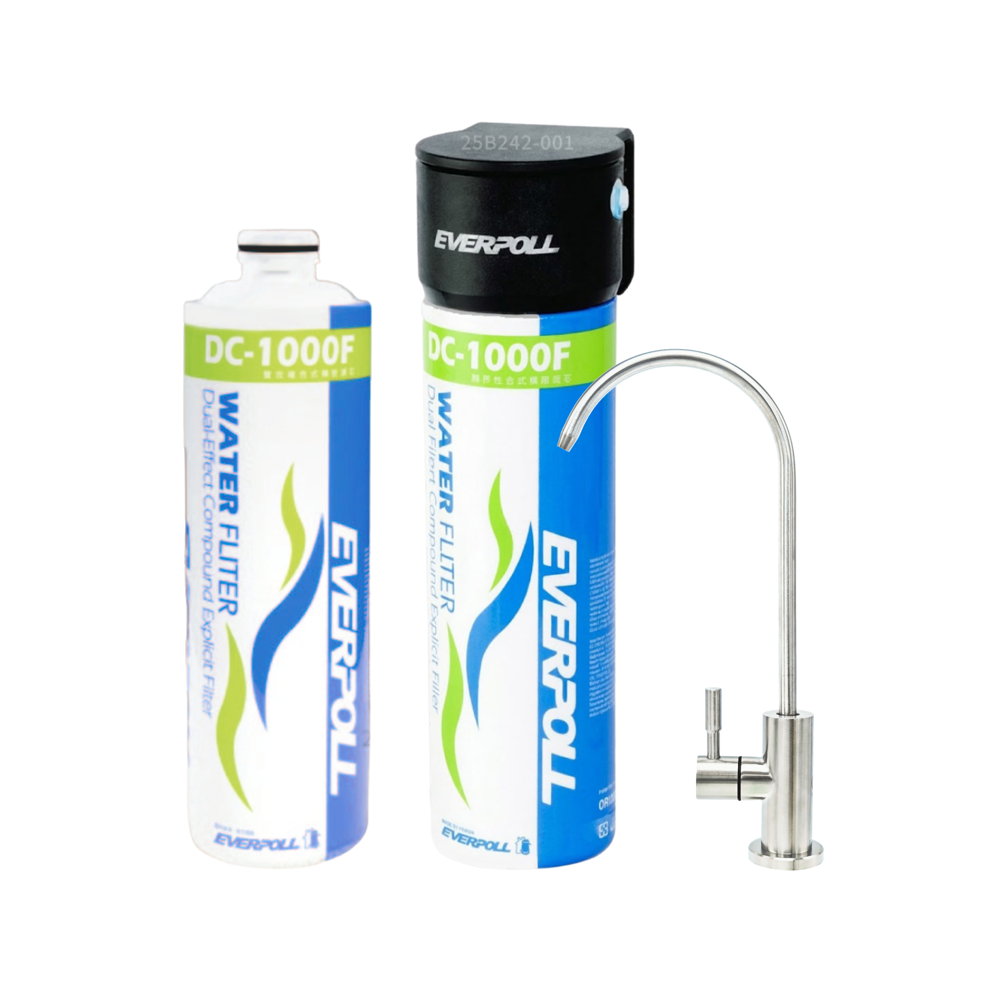 【小資嚴選二年組】EVERPOLL 愛科 DC-1000 雙效複合式淨水系統