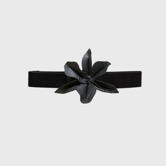 1AF0323-074 [ANNE FONTAINE] Carala Belt Black #P23A03303 (EU)