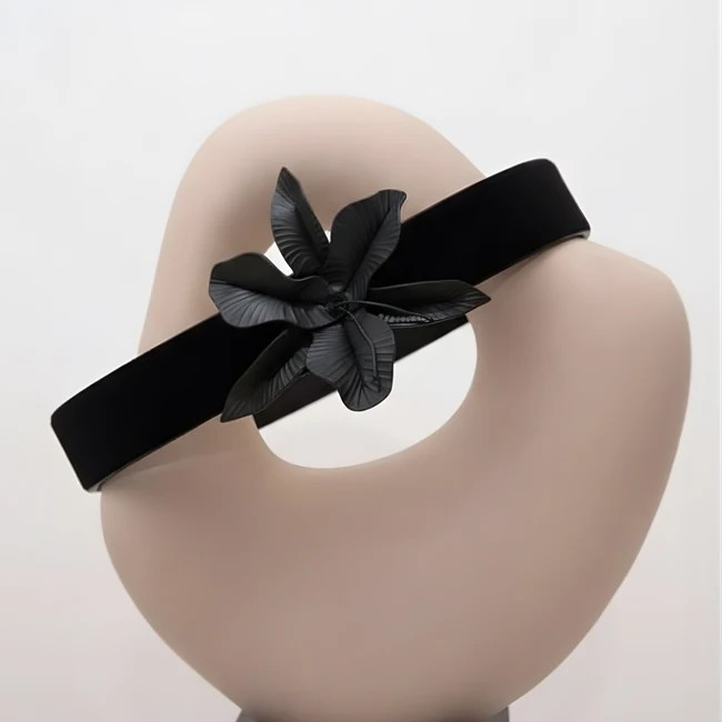 1AF0323-074 [ANNE FONTAINE] Carala Belt Black #P23A03303 (EU)