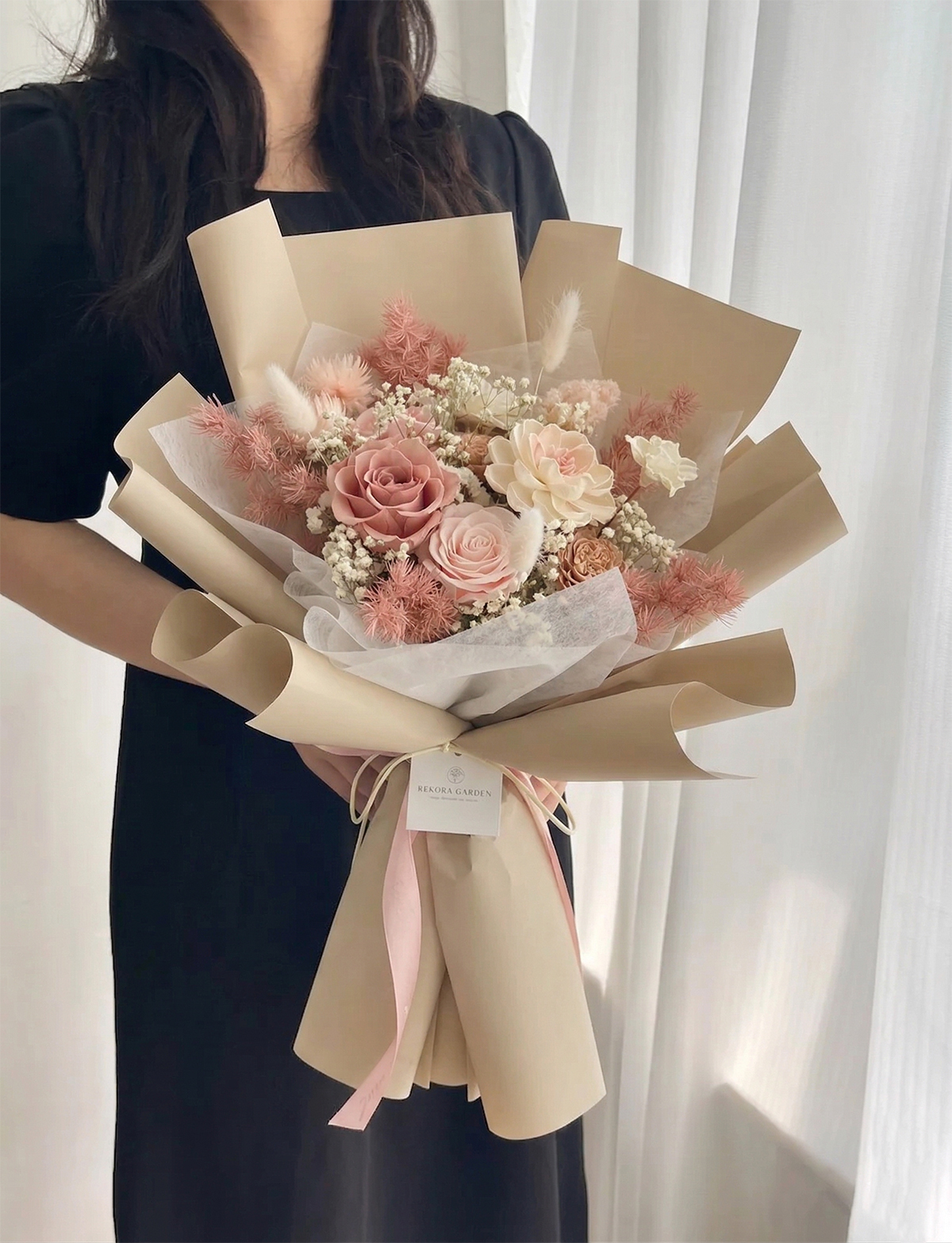 G78｜奶茶色系花束