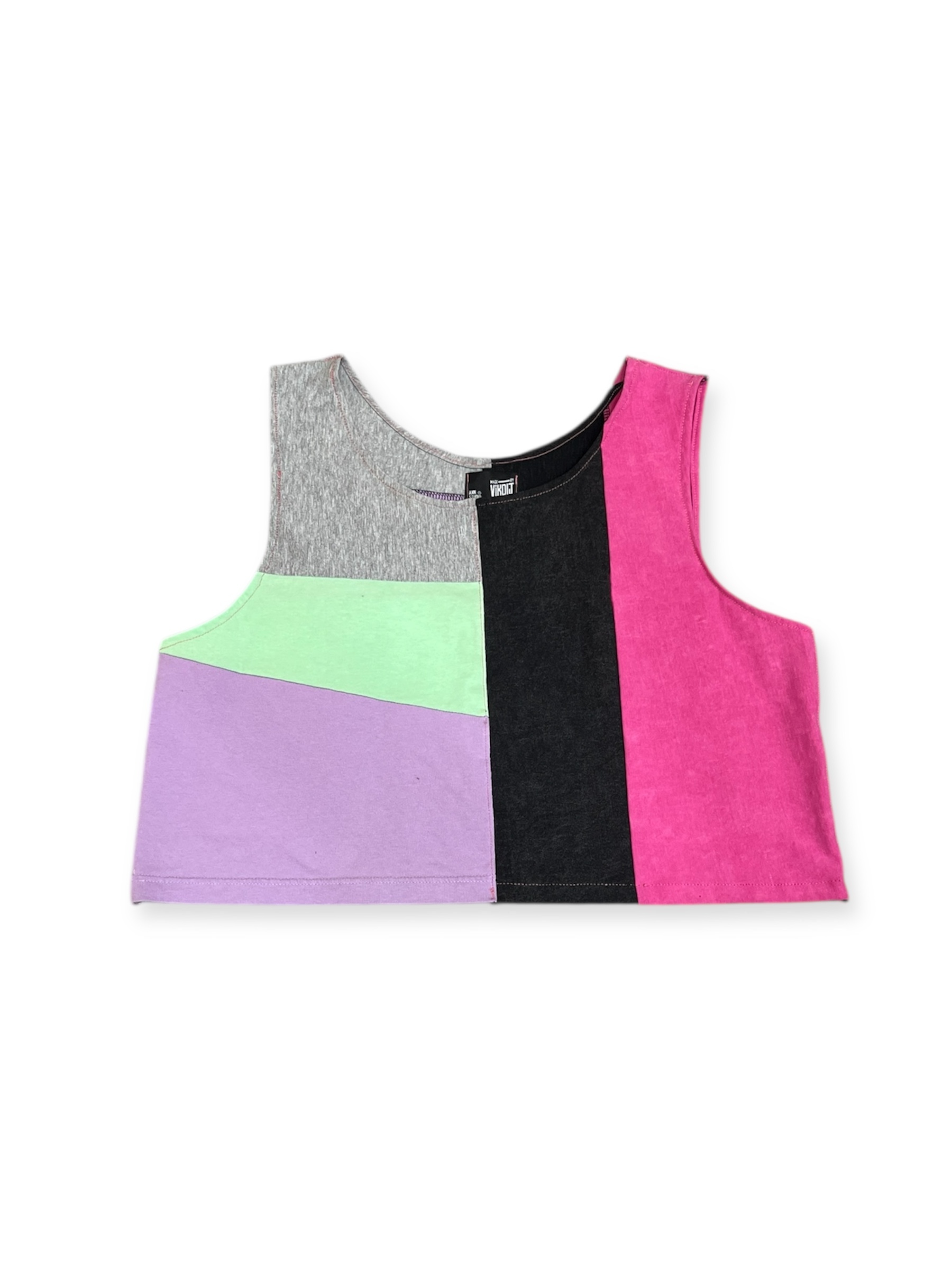 Annstudio|Vikalj Made|拼接短版背心