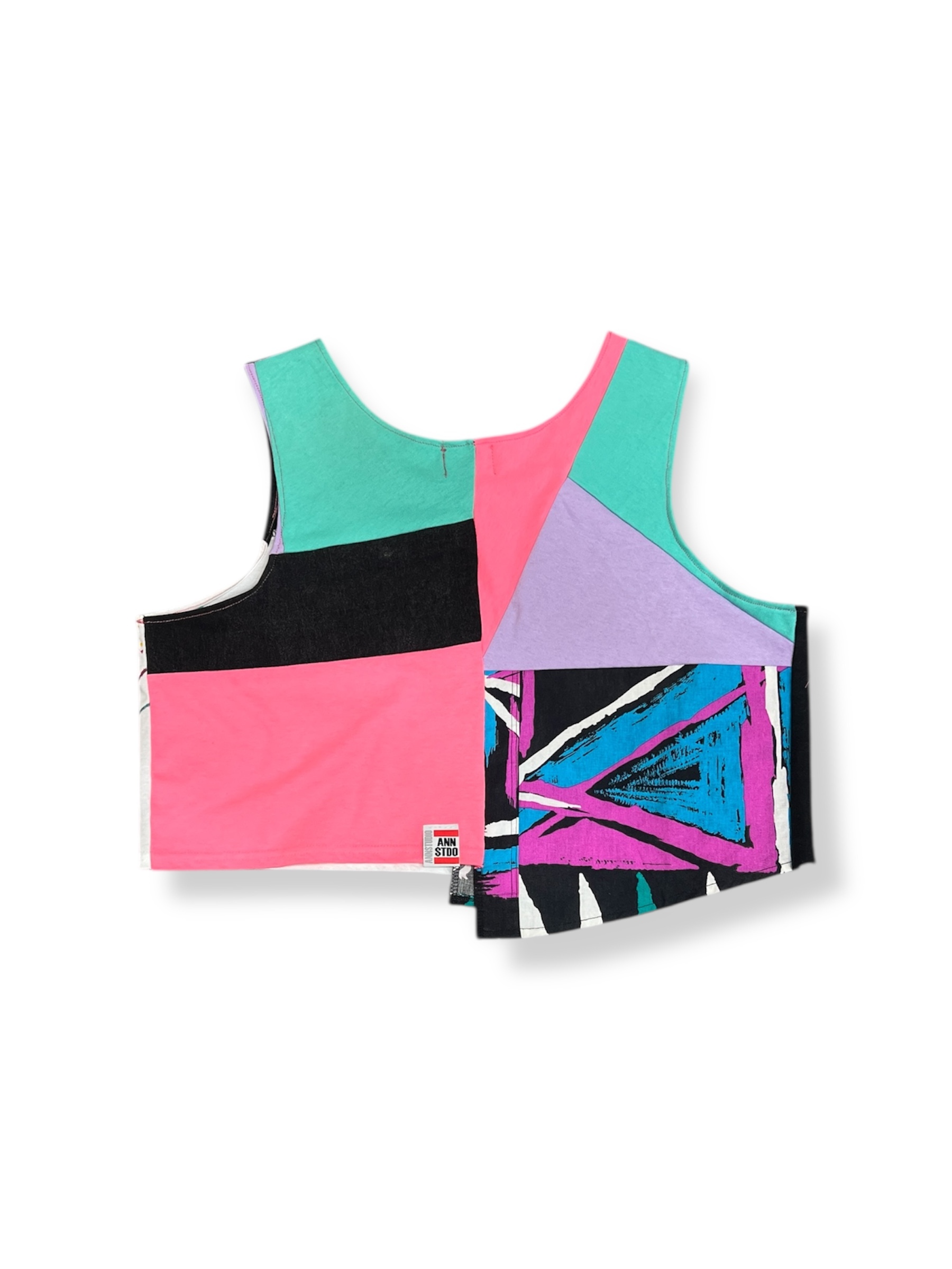 Annstudio|Vikalj Made|拼接短版背心