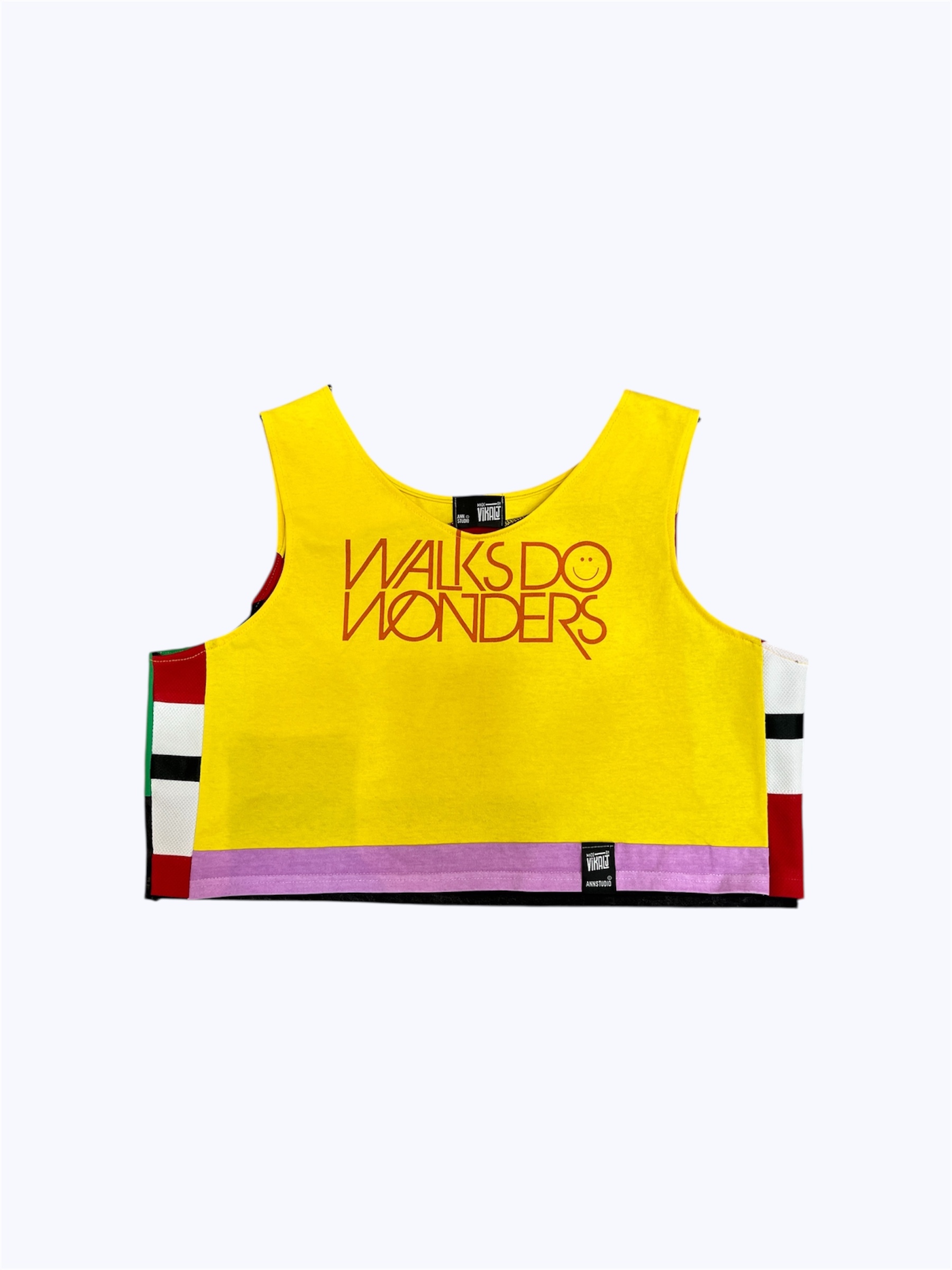 Annstudio|Vikalj Made|拼接短版背心