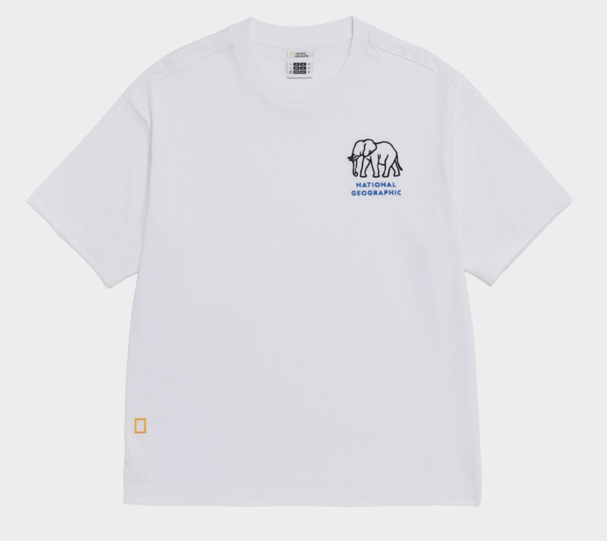 【春季新品限時折扣🔥 3/29 晚上12:00結束】NATIONAL GEOGRAPHIC 國家地理 胸前刺繡動物輪廓 短tee N262UTS060