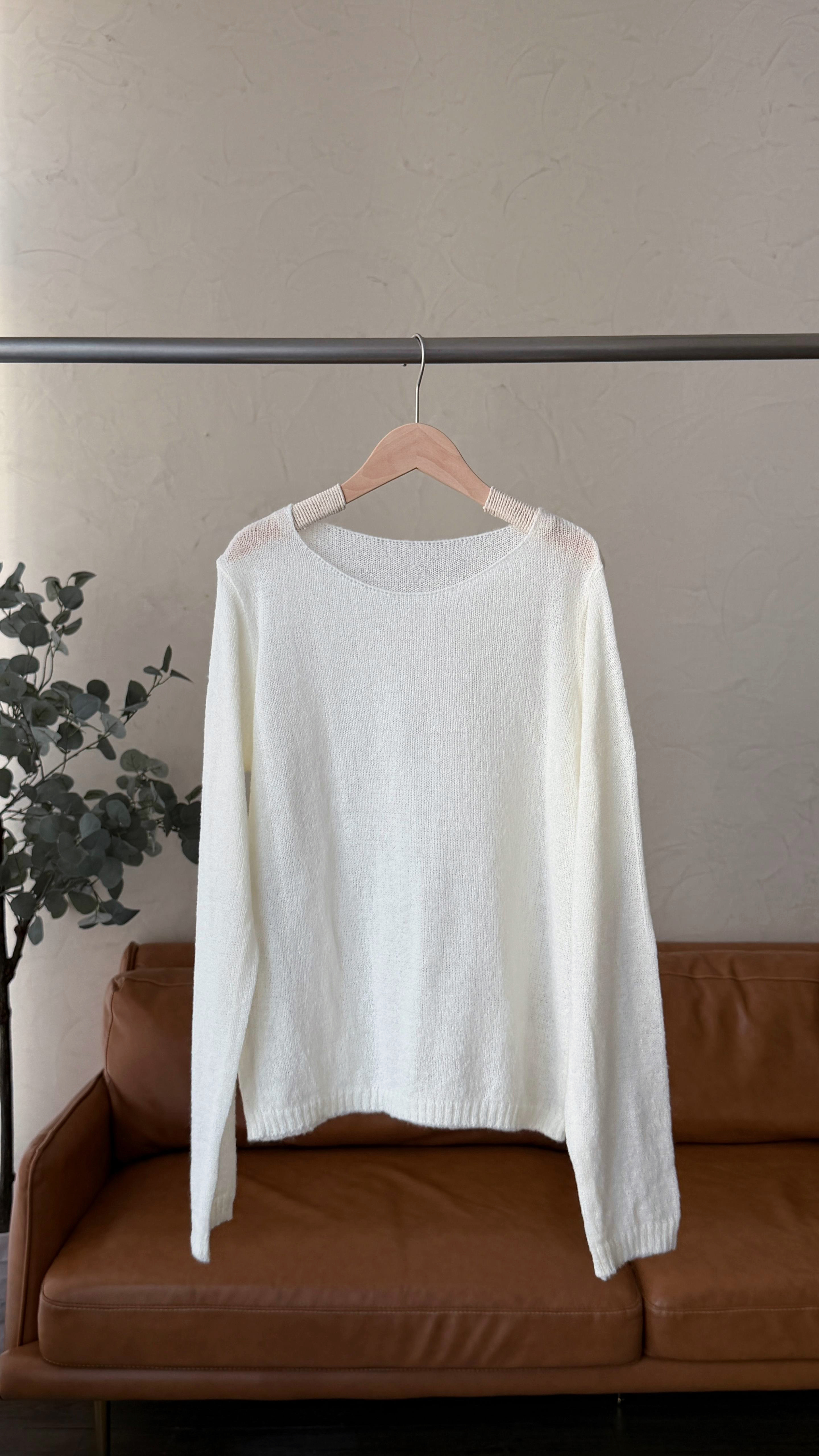 KR493 溫柔薄薄透氣圓領TOP-3色