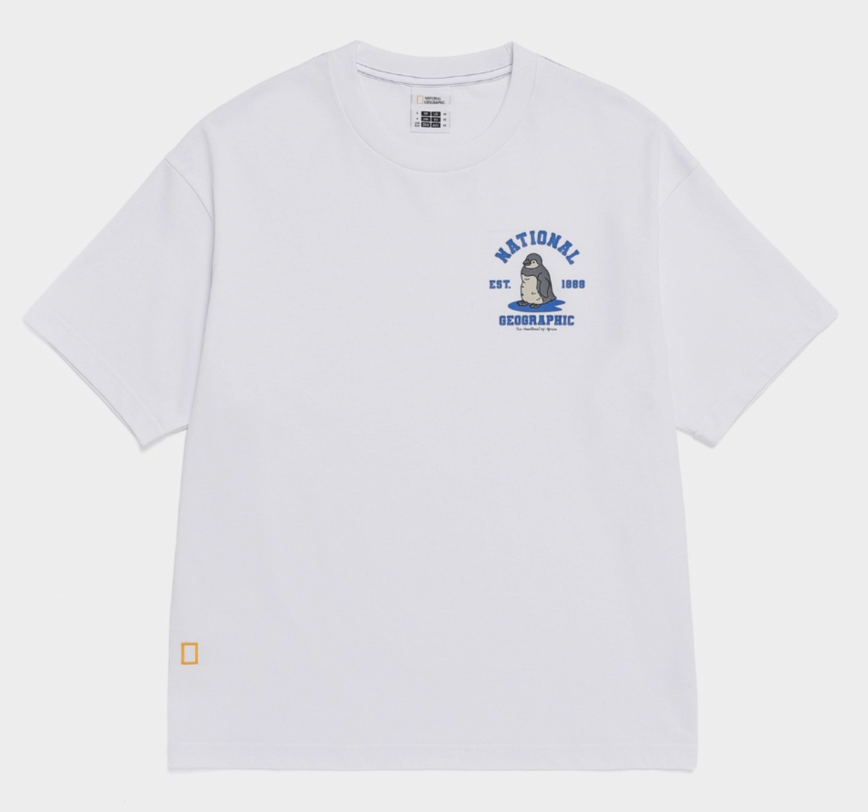 【春季新品限時折扣🔥 3/29 晚上12:00結束】NATIONAL GEOGRAPHIC 國家地理 胸前印花動物 短tee N262UTS061