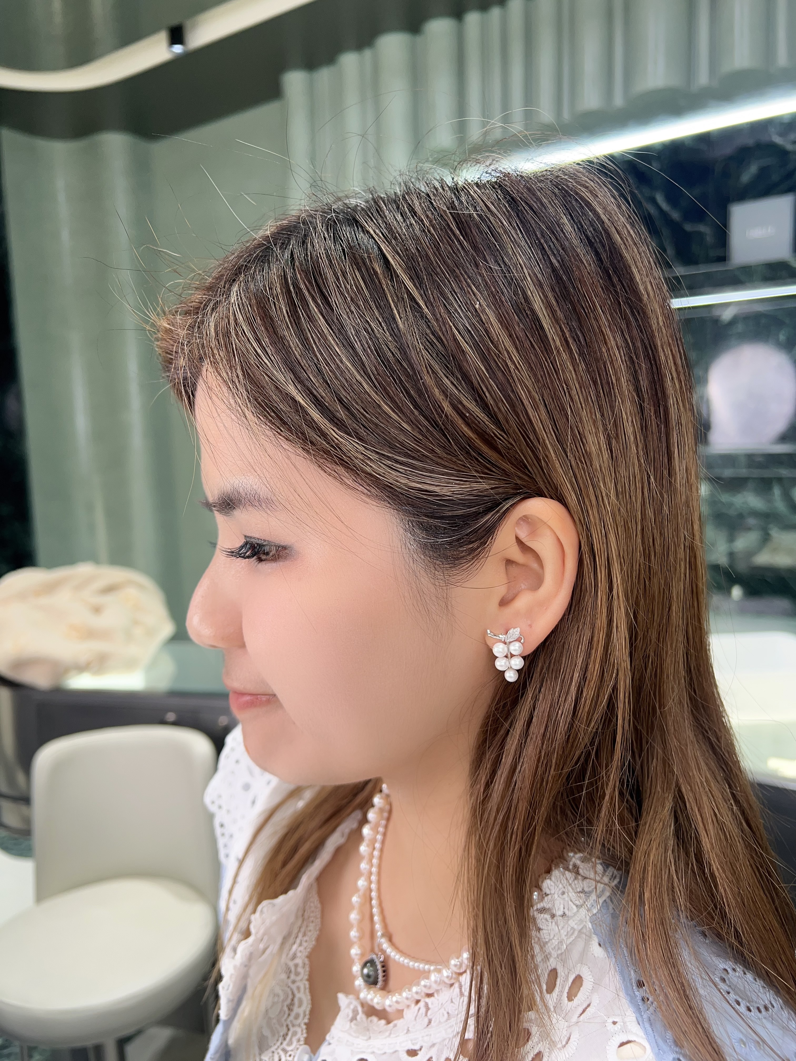 E50 "珍珠葡萄耳環 （DSES-DS-111-429)" $388