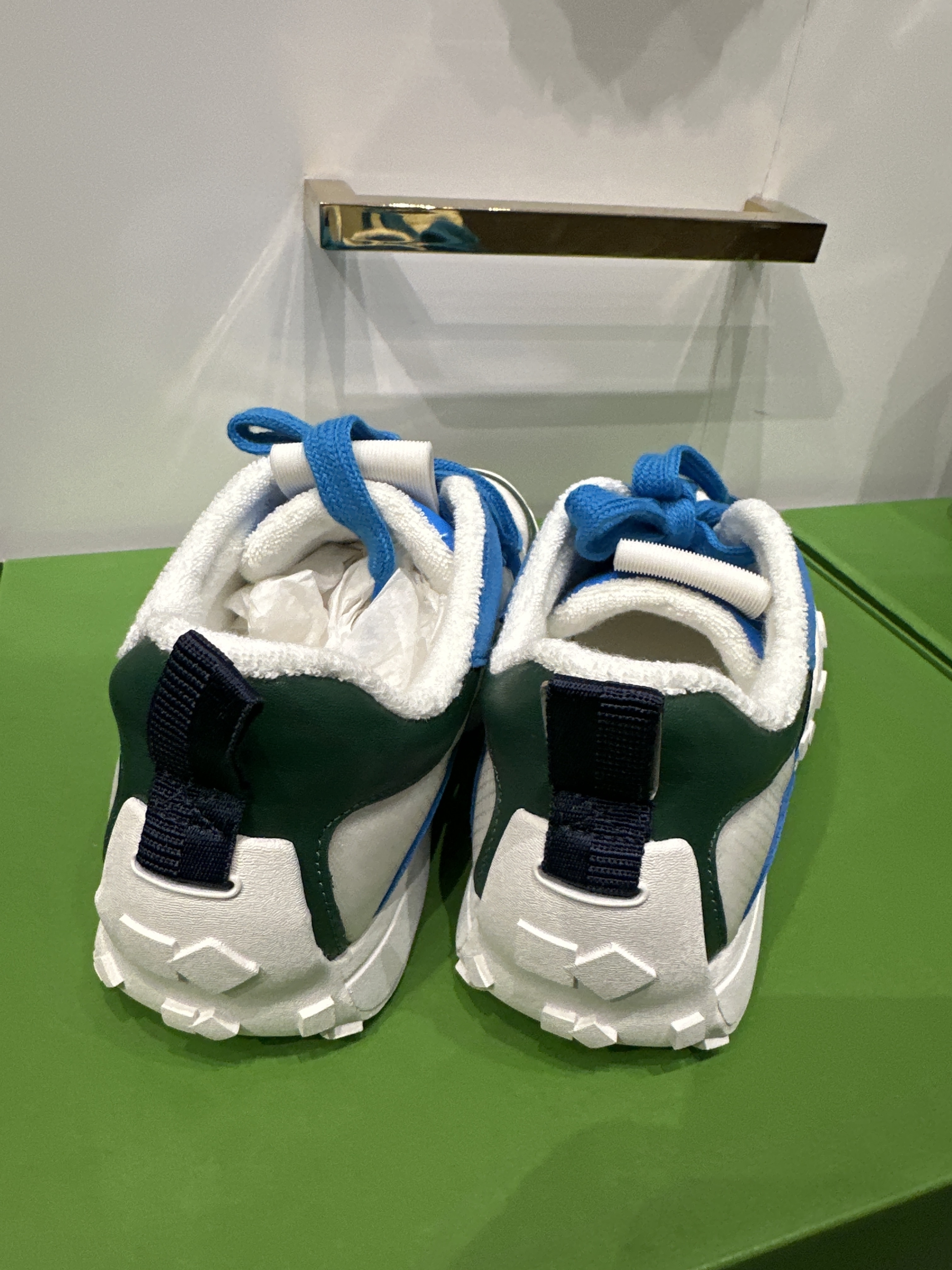 RQ114 KS  綠色拼藍色白色波鞋 K As In Kate Sneakers