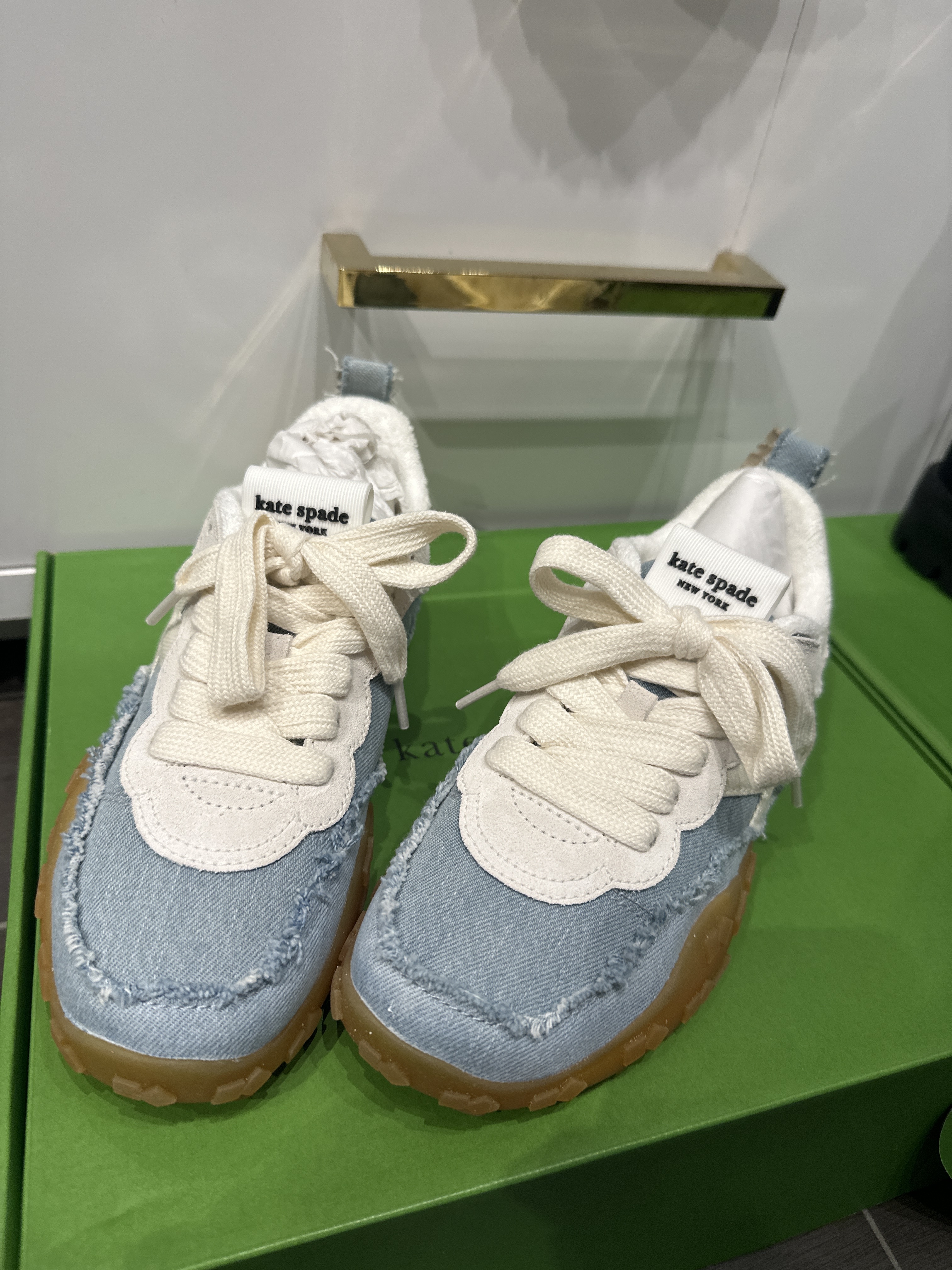 RQ115 KS 牛仔布波鞋 K As In Kate Sneakers