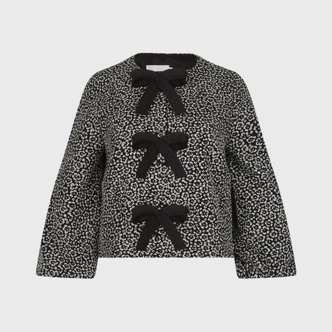 1AF0323-081 [ANNE FONTAINE] Angelique Jacket Black #H25F01803 (EU)