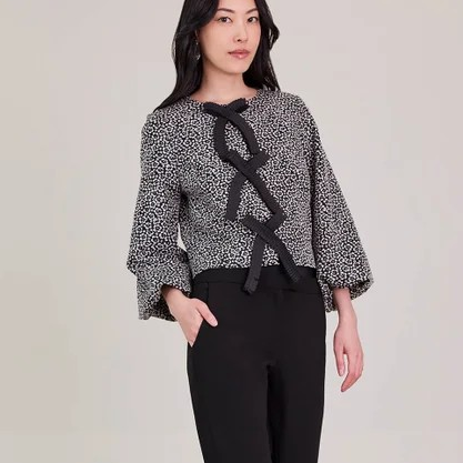 1AF0323-081 [ANNE FONTAINE] Angelique Jacket Black #H25F01803 (EU)