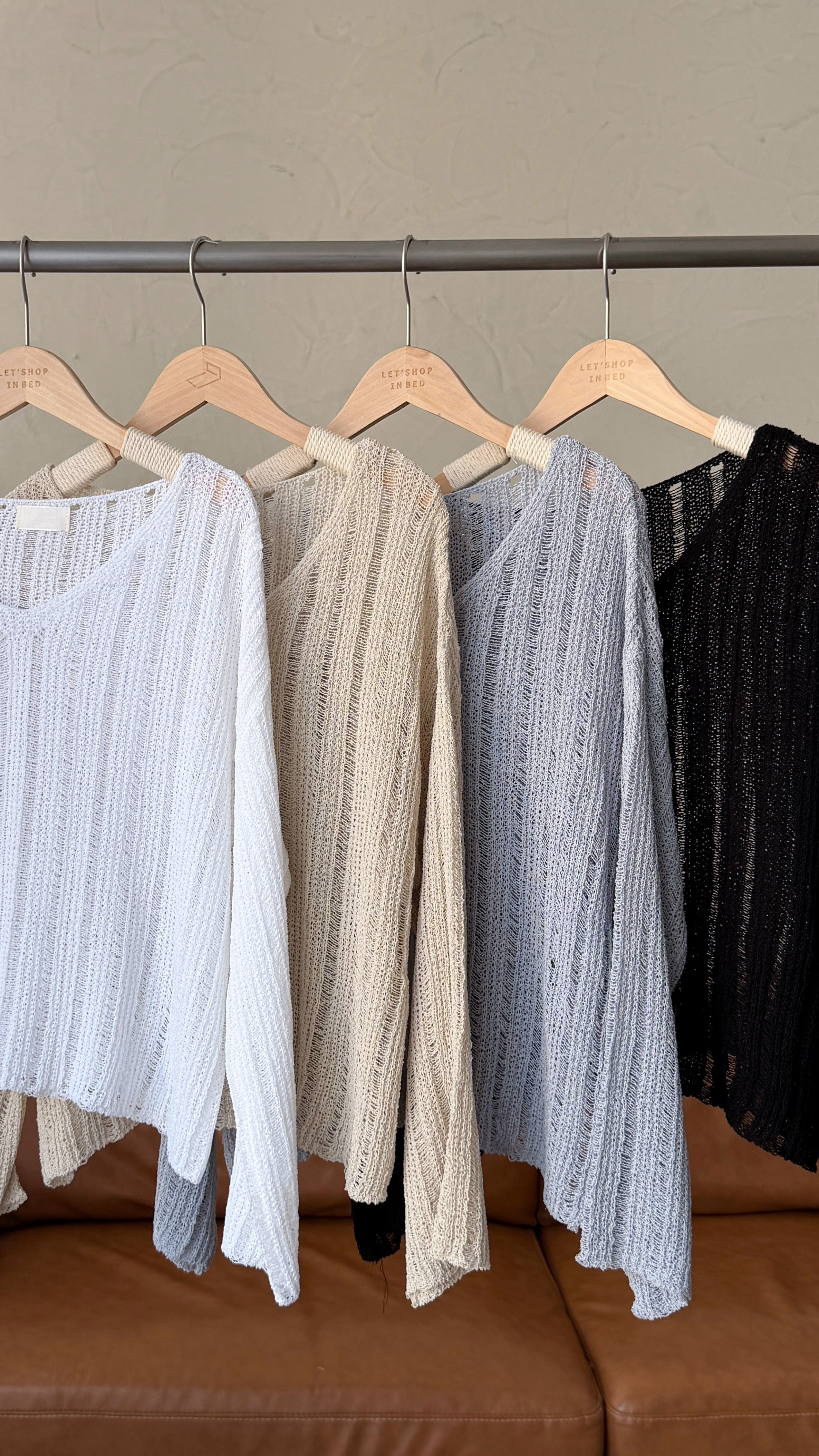 KR500 店主自留薄線V領TOP-4色