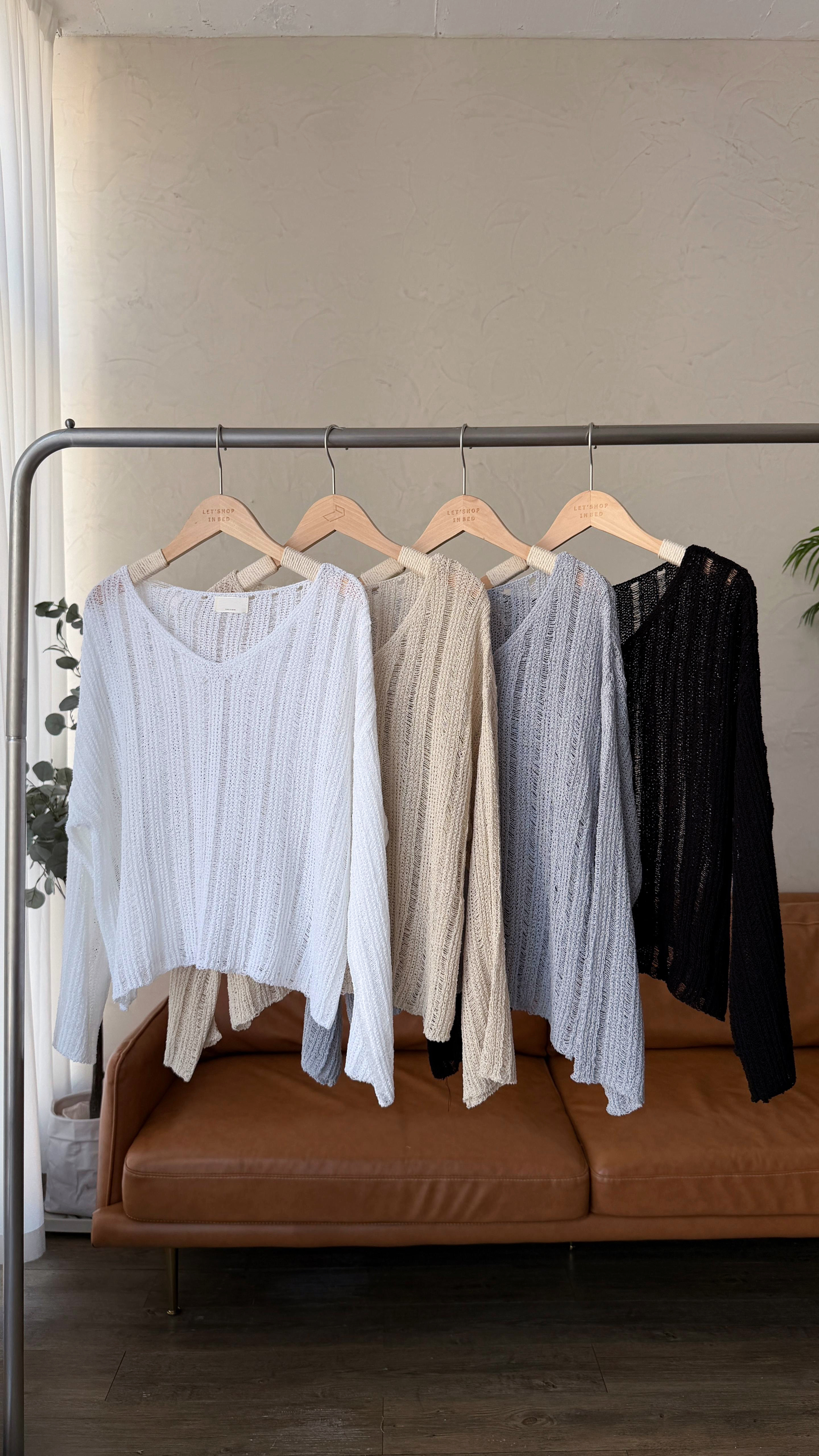 KR500 店主自留薄線V領TOP-4色