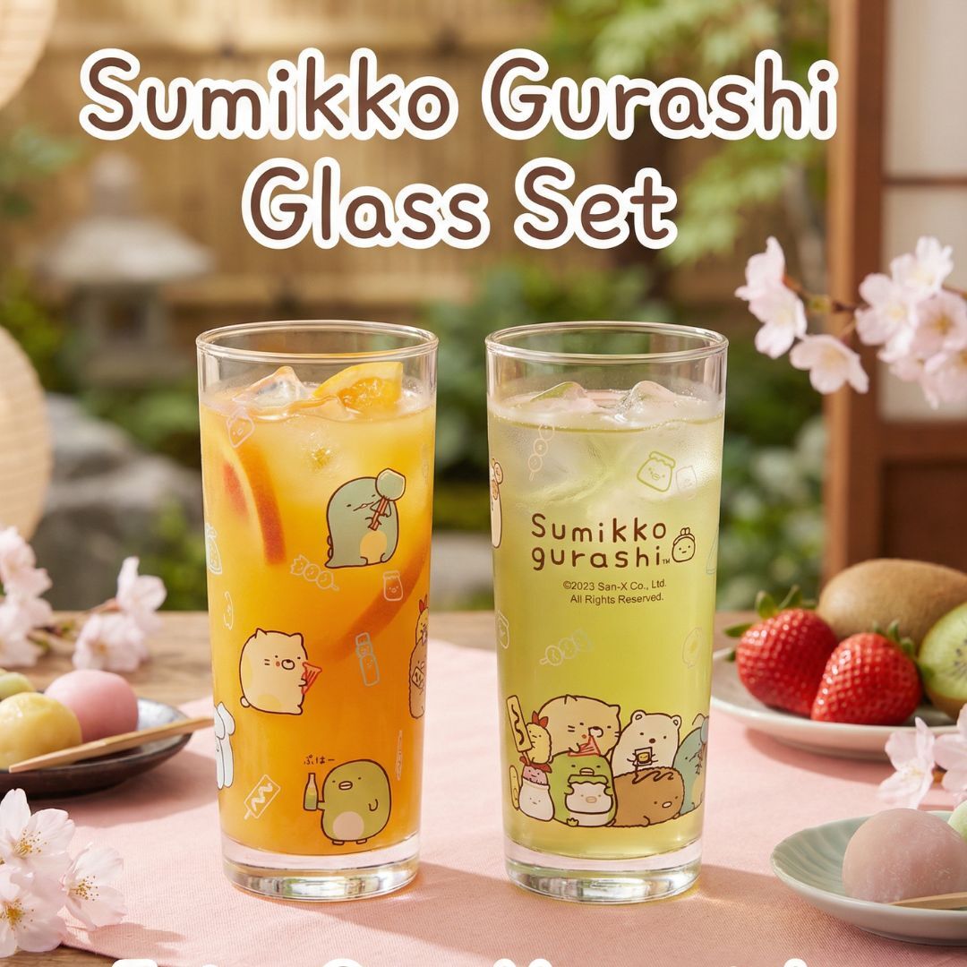 角落生物 | 2P玻璃杯套裝