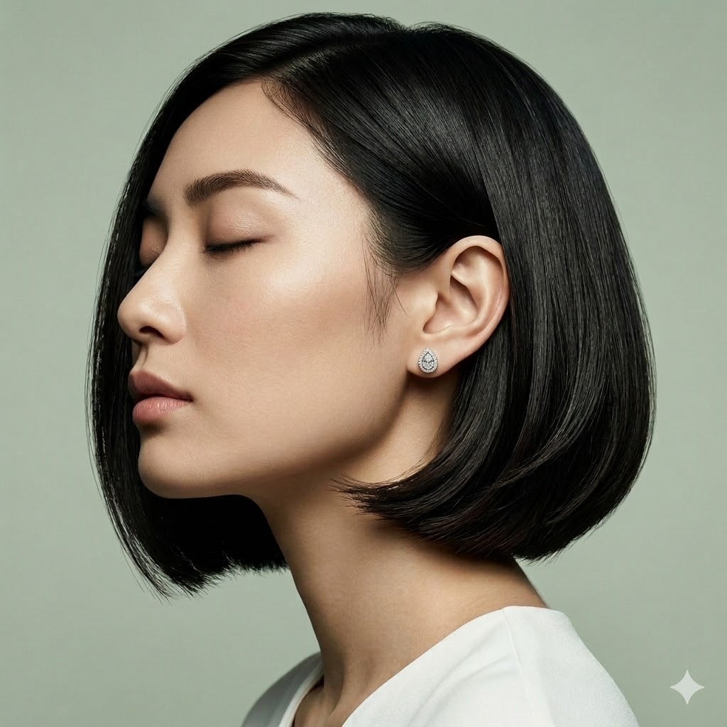 全新18K白金【主石73份梨型鑽石】配小鑽共91份耳環