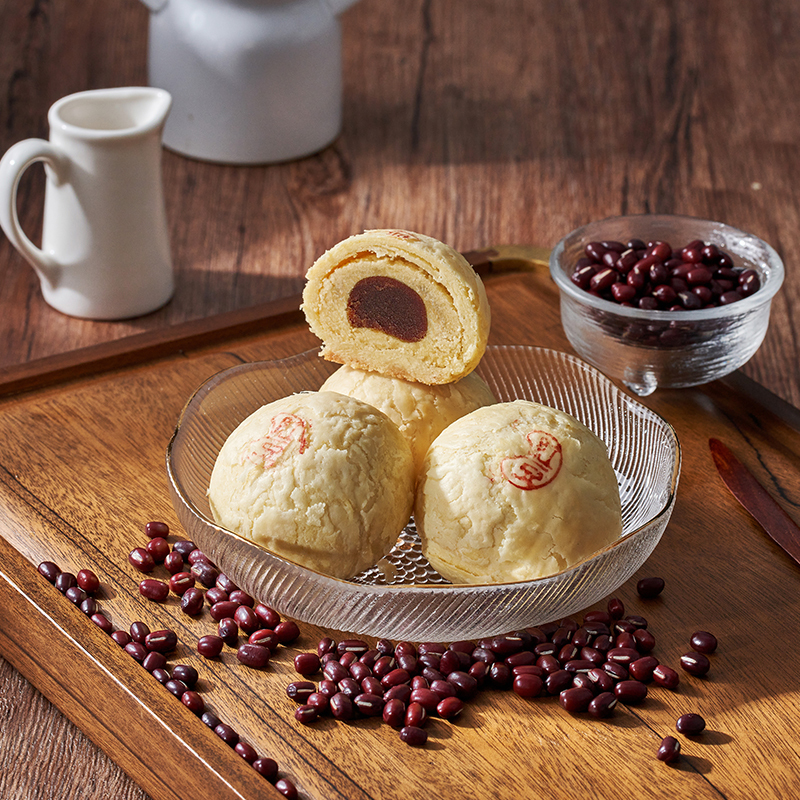 【裕珍馨】紅豆牛奶酥禮盒 (6入)