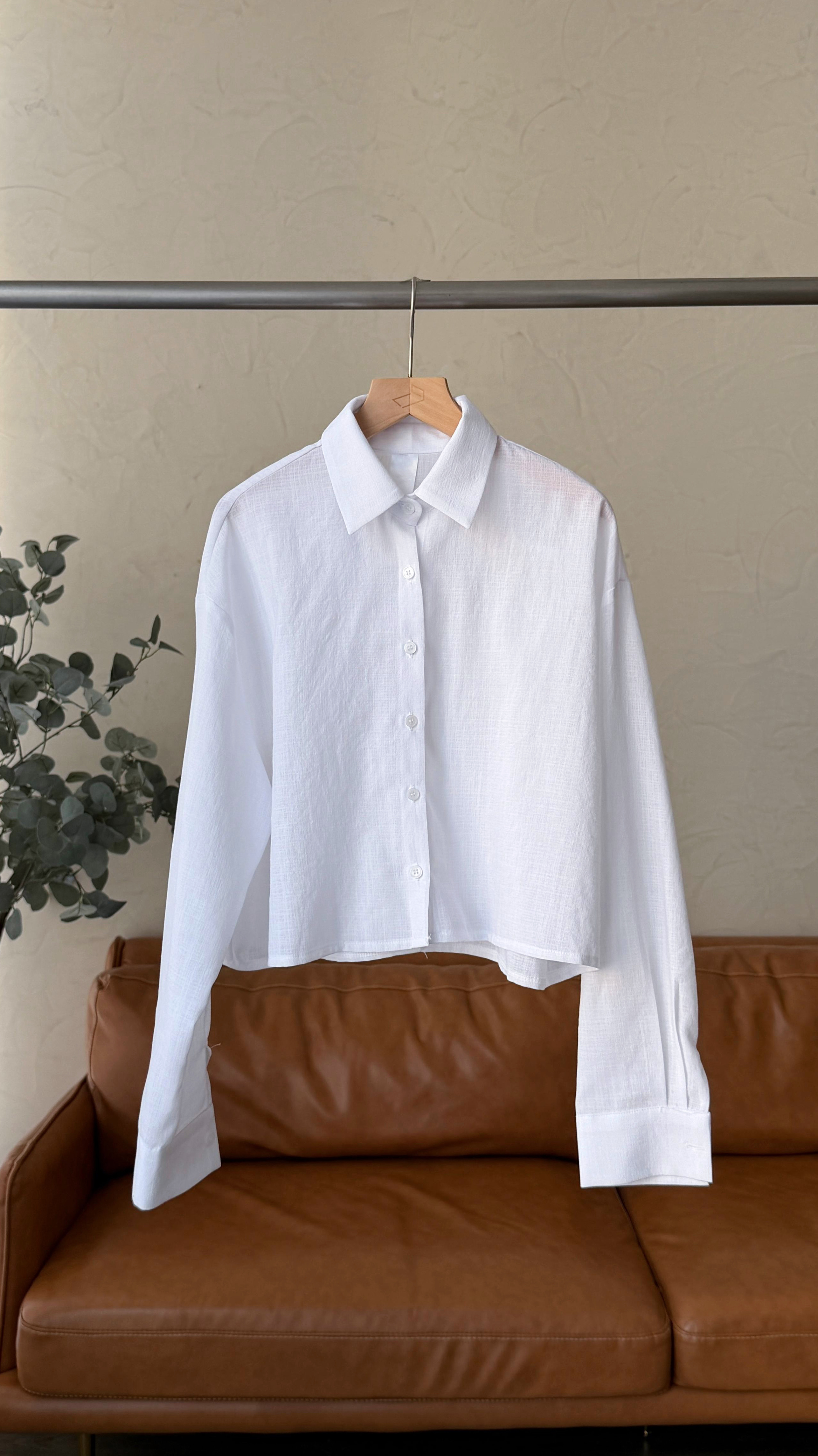 KR508 挺身短身恤衫外套-2色