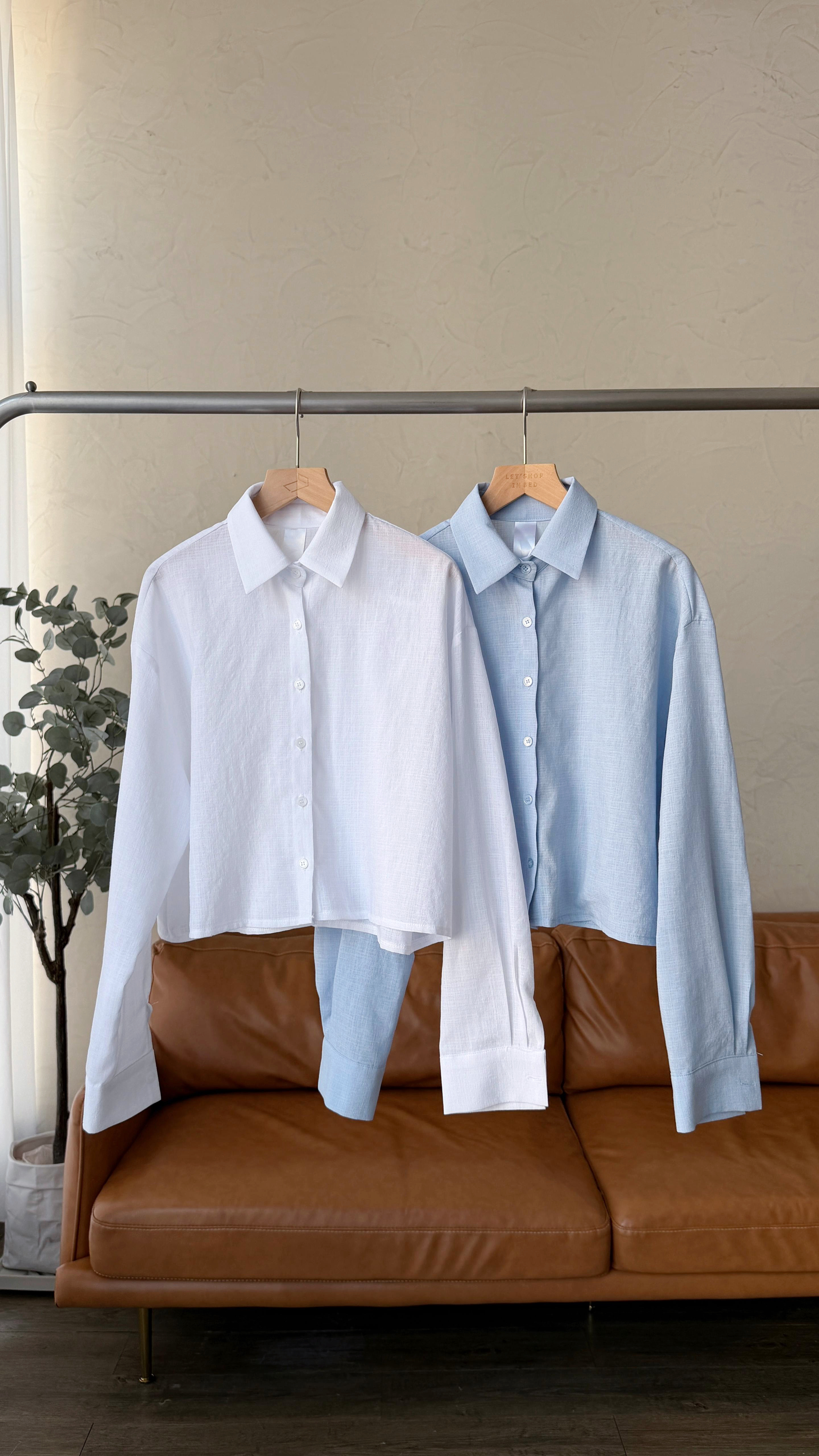 KR508 挺身短身恤衫外套-2色