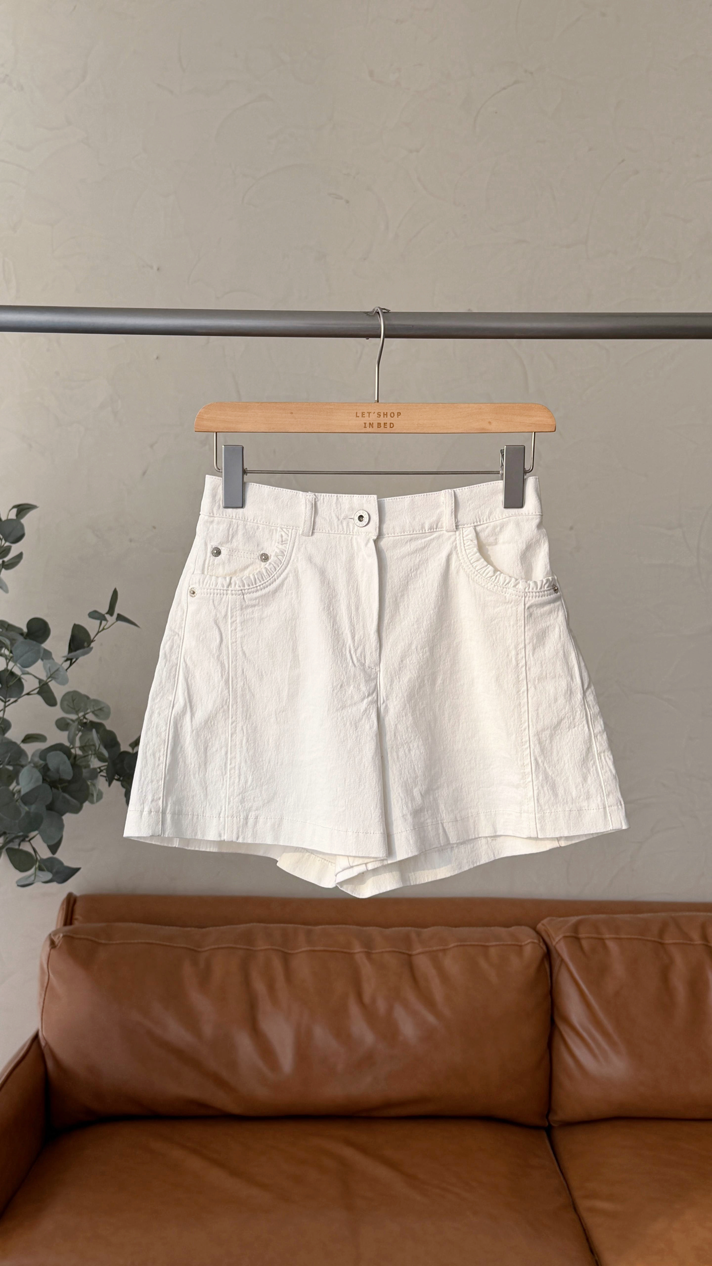 KR510 顯瘦版型明線短褲-2色