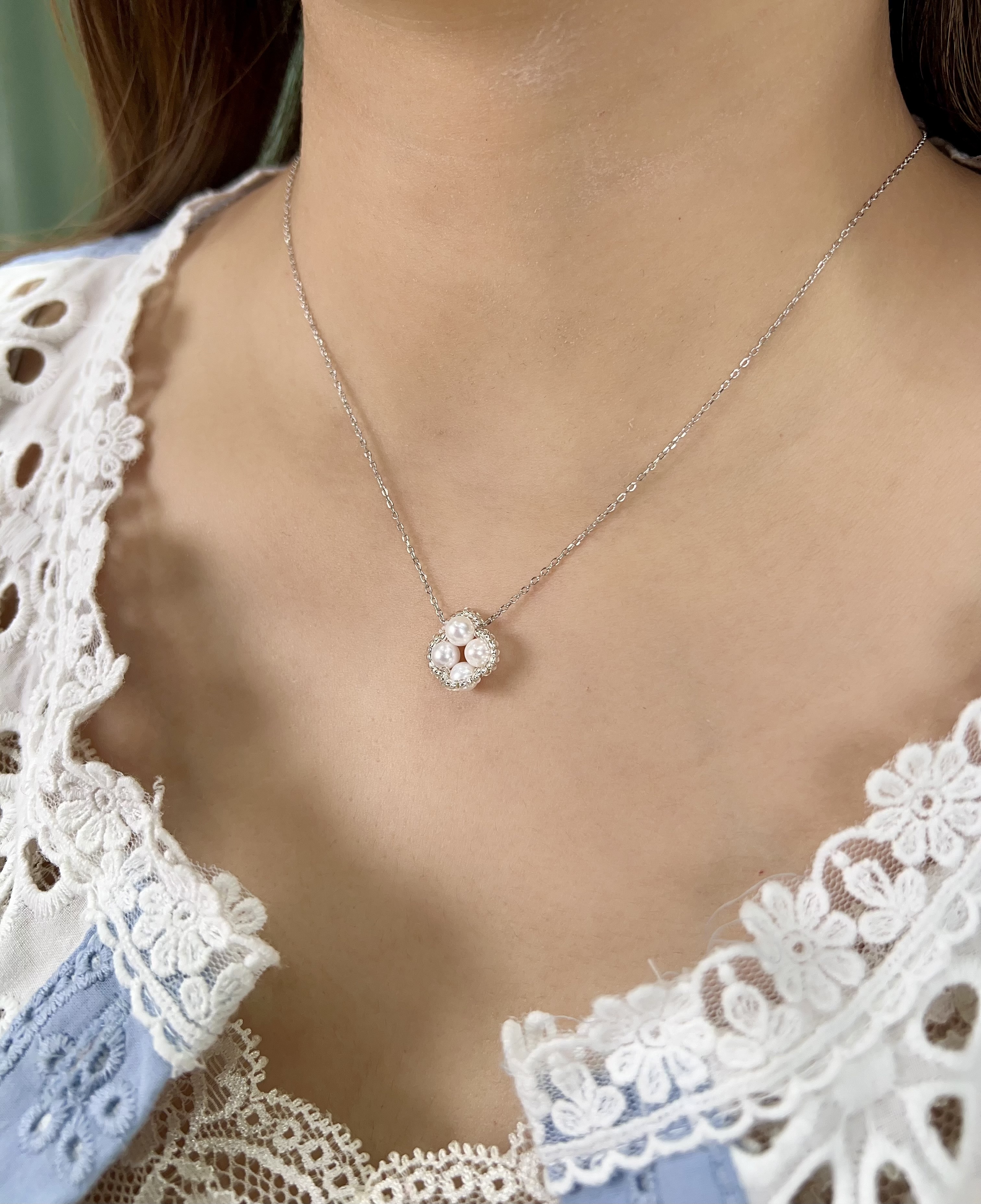 (限量10 ) E09 "四葉草珍珠套鏈 (DSDZ014EL-S199)" $228