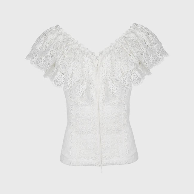 1AF0323-155 [ANNE FONTAINE] Kallista Shirt White #P26F40501 (EU)
