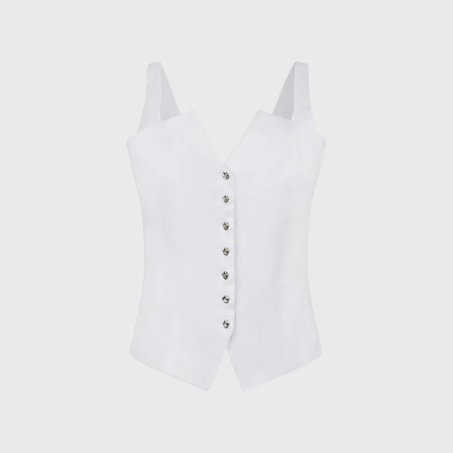 1AF0323-142 [ANNE FONTAINE] Kelly Shirt White #P26F21501 (EU)