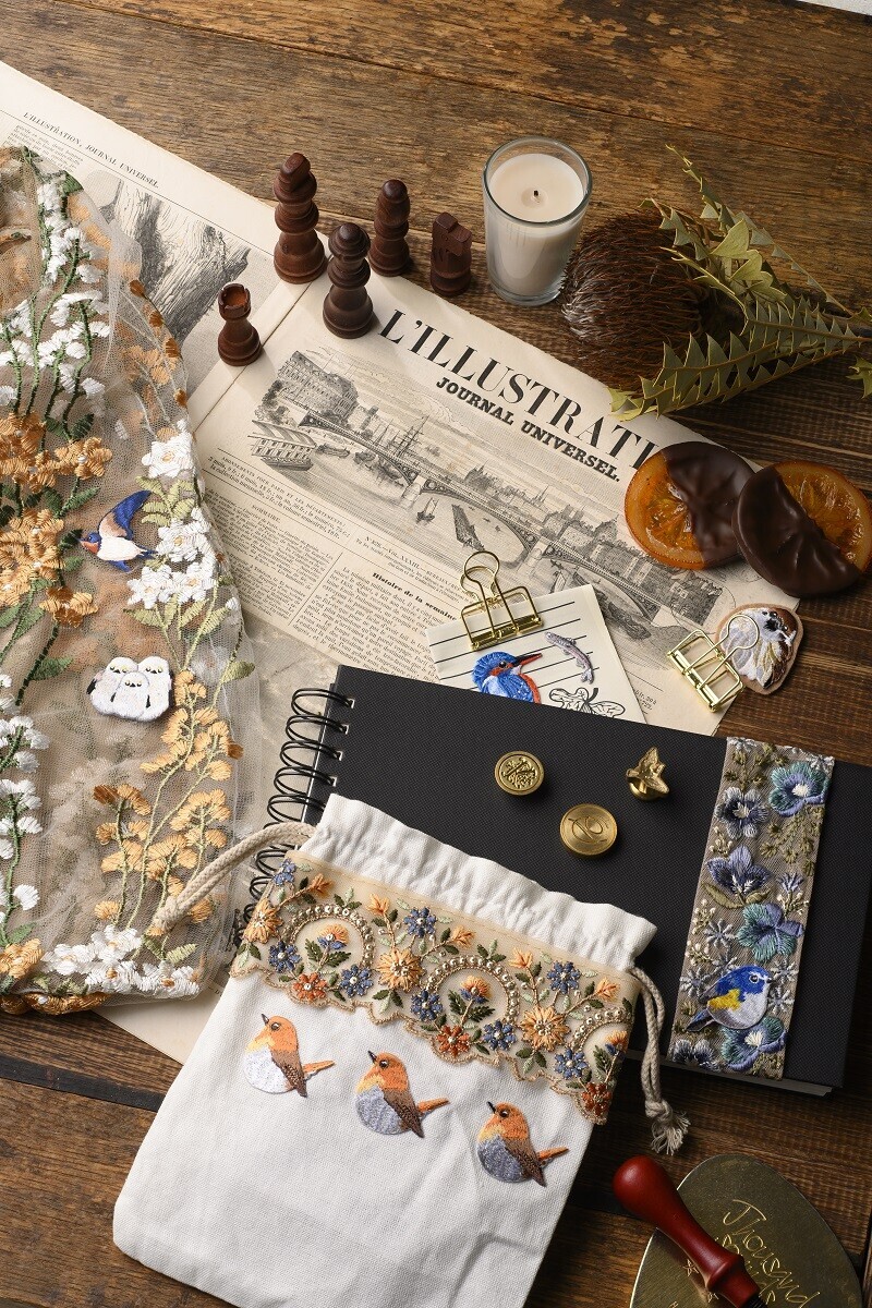 日本的野鳥 刺繡貼紙 燙貼 6款