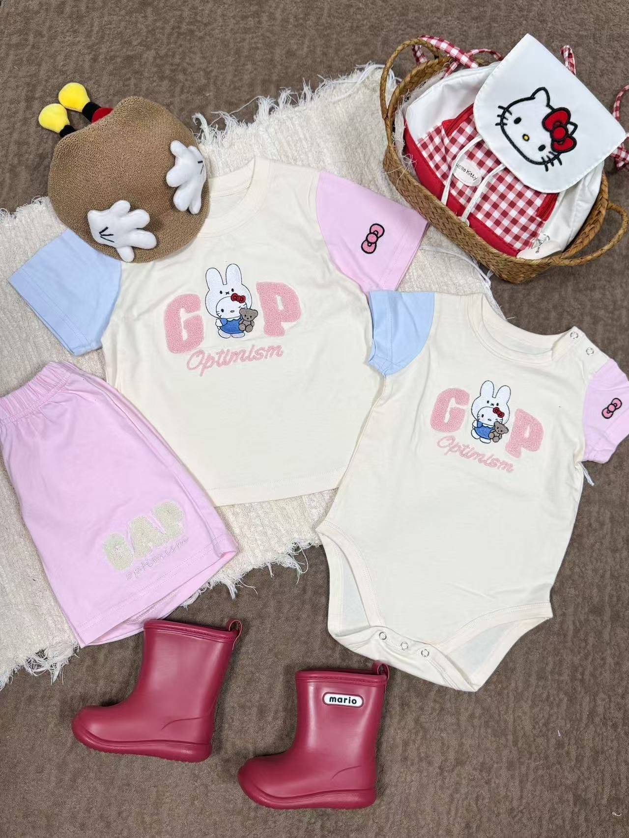 廠單 Gap趣味套裝 ☁️100%棉