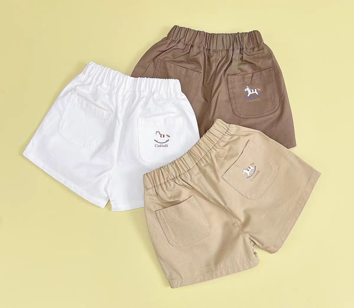 日單Cottoli小木馬純棉三色短褲
