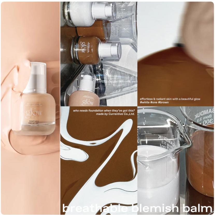 韓國化妝師愛用品❤️‍🔥Glow Breathable Blemish Balm 新概念透氣光感底霜30ml