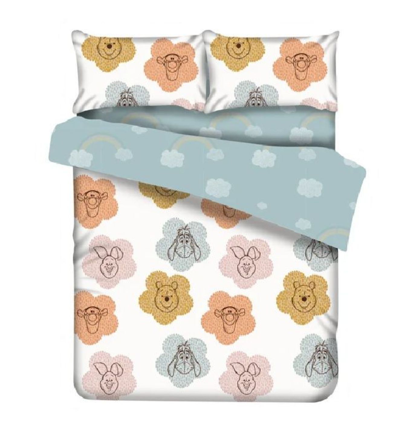 Winnie The Pooh 床品3件套 -單人 床笠+被袋+枕袋