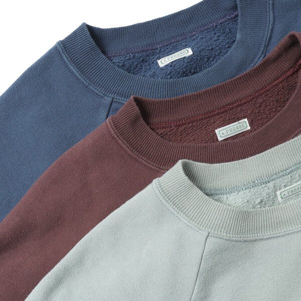 A.PRESSE 2026 VINTAGE LIGHT WEIGHT SWEATSHIRT (26SAP-05-09) - BLUE PRE ORDER ITEM (預訂中)