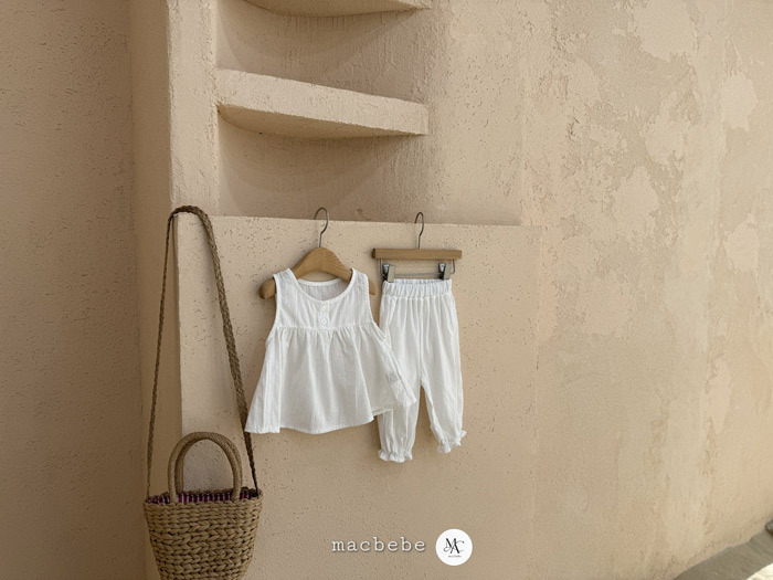 正韓夏mac 兩色涼爽背心縮腳褲套裝