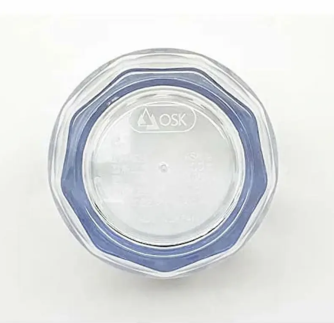 日本製 mofusand 透明鯊魚圖案塑料杯 300ML