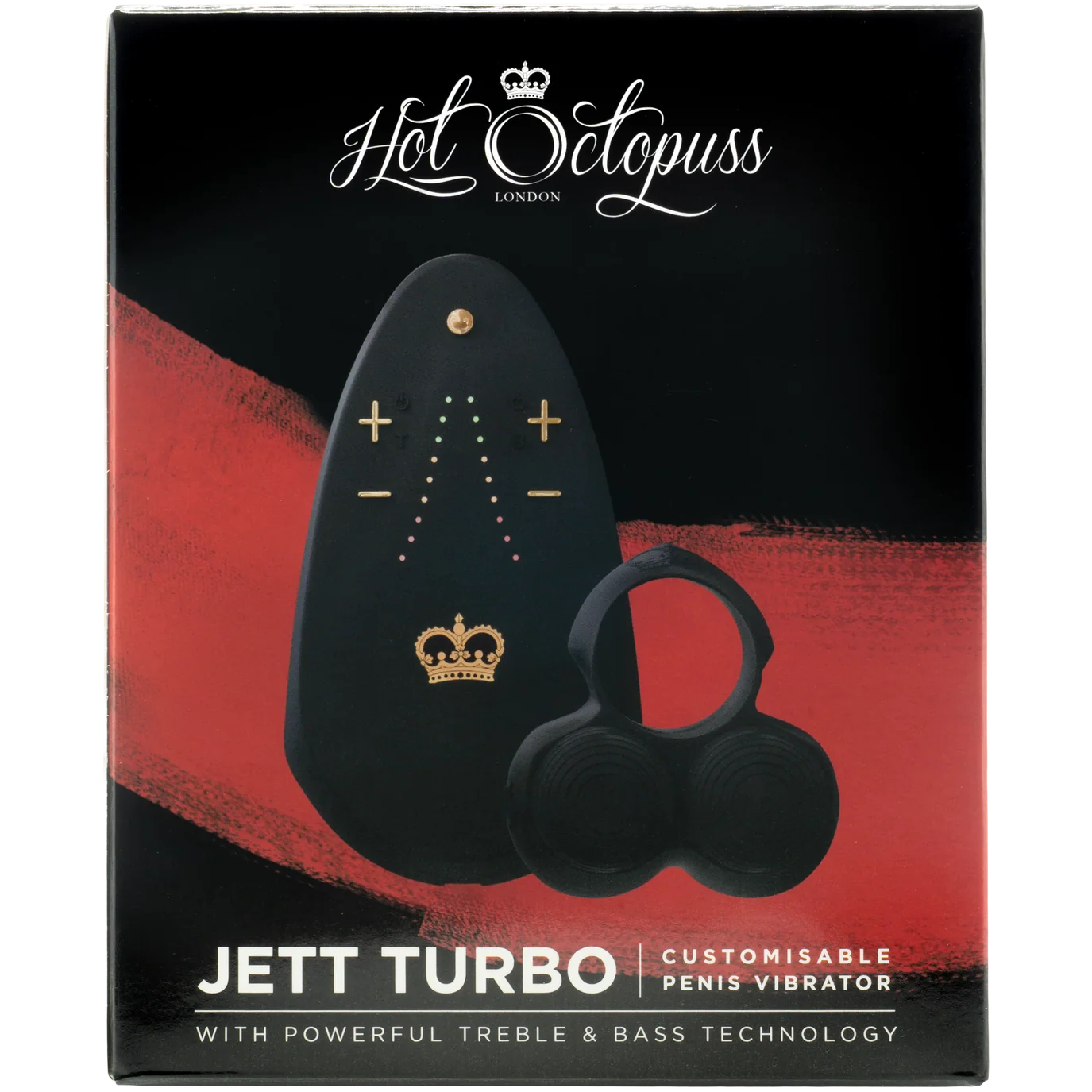 英國 Hot Octopuss JETT TURBO 高低頻震動自慰套